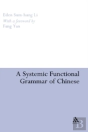 Systemic Functional Grammar Of Chinese