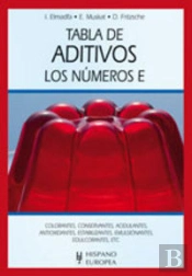 Tabla De Aditivos. Los Números E