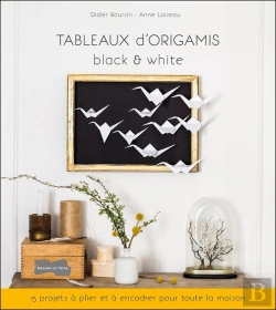 Bertrand.pt - Tableaux D'Origamis Black & White