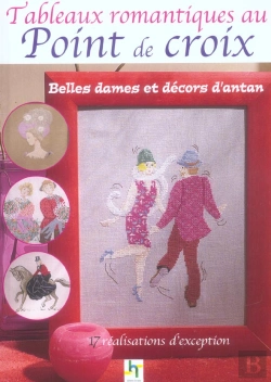 Bertrand.pt - Tableaux Romantiques Au Point De Croix. ; Belles Dames Et Decors D'Antan