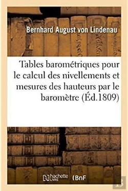 Bertrand.pt - Tables Barometriques Pour Faciliter Le Calcul Des Nivellements