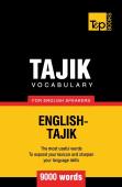 Tajik Vocabulary For English Speakers - 9000 Words