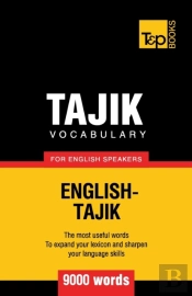 Tajik Vocabulary For English Speakers - 9000 Words