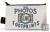 Take Photos, Leave Footprints Pencil Pouch