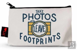 Bertrand.pt - Take Photos, Leave Footprints Pencil Pouch