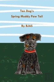 Tan Dog'S Spring Muddy Paw Tail