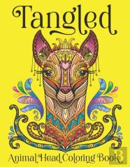 Tangled Animal Head Coloring Book