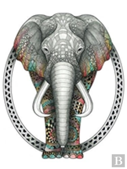 Bertrand.pt - Tangleeasy Lined Journal Elephant