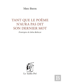 Bertrand.pt - Tant Que Le Poeme N'Aura Pas Dit Son Dernier Mot
