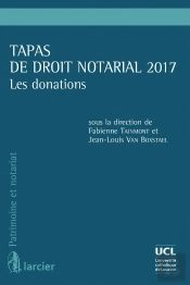 Tapas De Droit Notarial 2017 ; Les Donations