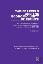 Tariff Levels And The Economic Unity Of Europe