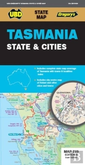 Tasmania State & Cities Map 719 9th Ed (Waterproof)