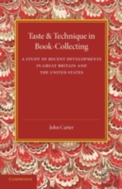 Taste And Technique In Book-Collecting