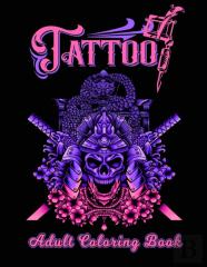 Tattoo Adult Coloring Book
