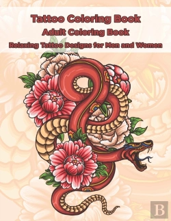 Bertrand.pt - Tattoo Coloring Book - Adult Coloring Book - Relaxing Tattoo Designs For Men And Women