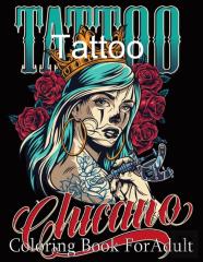 Tattoo Coloring Book For Adult