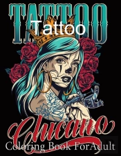 Tattoo Coloring Book For Adult