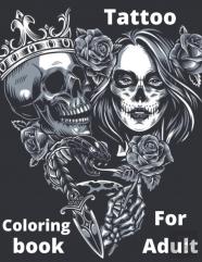 Tattoo Coloring Book For Adult