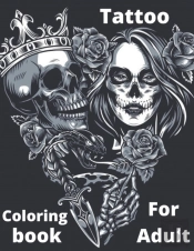 Tattoo Coloring Book For Adult