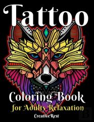 Tattoo Coloring Book For Adults