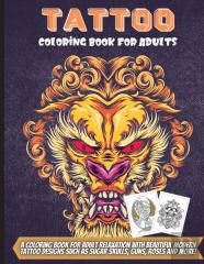 Tattoo Coloring Book For Adults