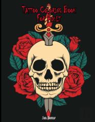 Tattoo Coloring Book For Adults