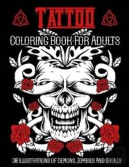 Tattoo Coloring Book For Adults