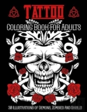Tattoo Coloring Book For Adults