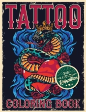 Tattoo Coloring Book For Adults Relaxati