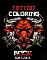 Tattoo Coloring Book For Adults