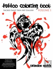 Tattoo Coloring Book Volume 1