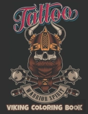 Tattoo Viking Coloring Book Warrior Spirit