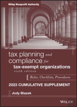 Bertrand.pt - Tax Planning And Compliance For Tax-Exempt Organiz Ations, Sixth Edition, 2023 Cumulative Supplement