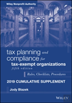 Bertrand.pt - Tax Planning And Compliance For Tax-Exempt Organizations, Fifth Edition 2019 Cumulative Supplement