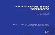 Taxation And Labour Supply