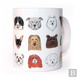 Bertrand.pt - Taza Perros Bajo La Lupa De Los Científicos