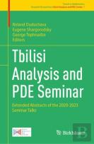 Tbilisi Analysis And Pde Seminar