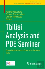 Tbilisi Analysis And Pde Seminar
