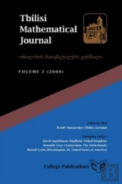 Tbilisi Mathematical Journal Volume 2 (2