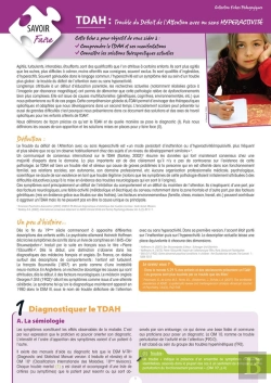 Bertrand.pt - Tdah ; Trouble Du Déficit De L'Attention Avec Ou Sans Hyperactivité