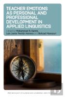 Teacher Emotions As Personal And Professional Development In Applied Linguistics