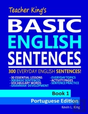 Teacher King'S Basic English Sentences Book 1 - Portuguese Edition