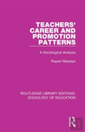 Teachers' Career And Promotion Patterns