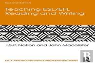 Teaching Esl/Efl Reading And Writing