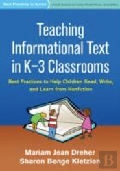 Teaching Informational Text In K-3 Classrooms