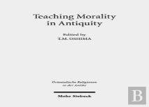 Teaching Morality In Antiquity