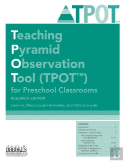 Bertrand.pt - Teaching Pyramid Observation Tool (Tpot') For Preschool Classrooms: Research Edition