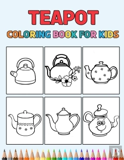 Bertrand.pt - Teapot Coloring Book For Kids
