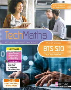 Bertrand.pt - Techmaths : Mathématiques - Bts Sio 1ère Et 2ème Années - Coll. Techmaths - Éd. 2025 - Livre + Licence