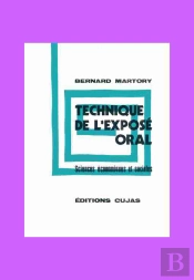 Technique De L'Exposé Oral ; Sciences Économiques Et Sociales